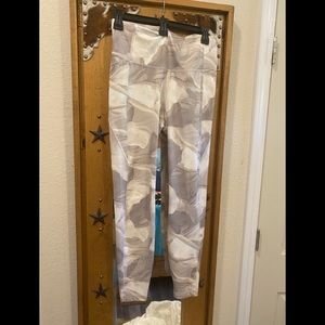 “All In Motion” Brand woman’s workout pants!  Soft gray & cream colors!